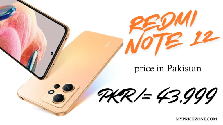 Redmi Note 12 Price In Pakistan 4 banner showing redmi note 12 price in Pakistan