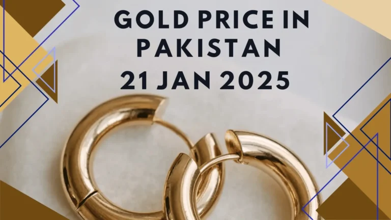21 Jan 2025 Today gold price in Pakistan 4 GOLD PRICE IN PAKISTAN, BANNER